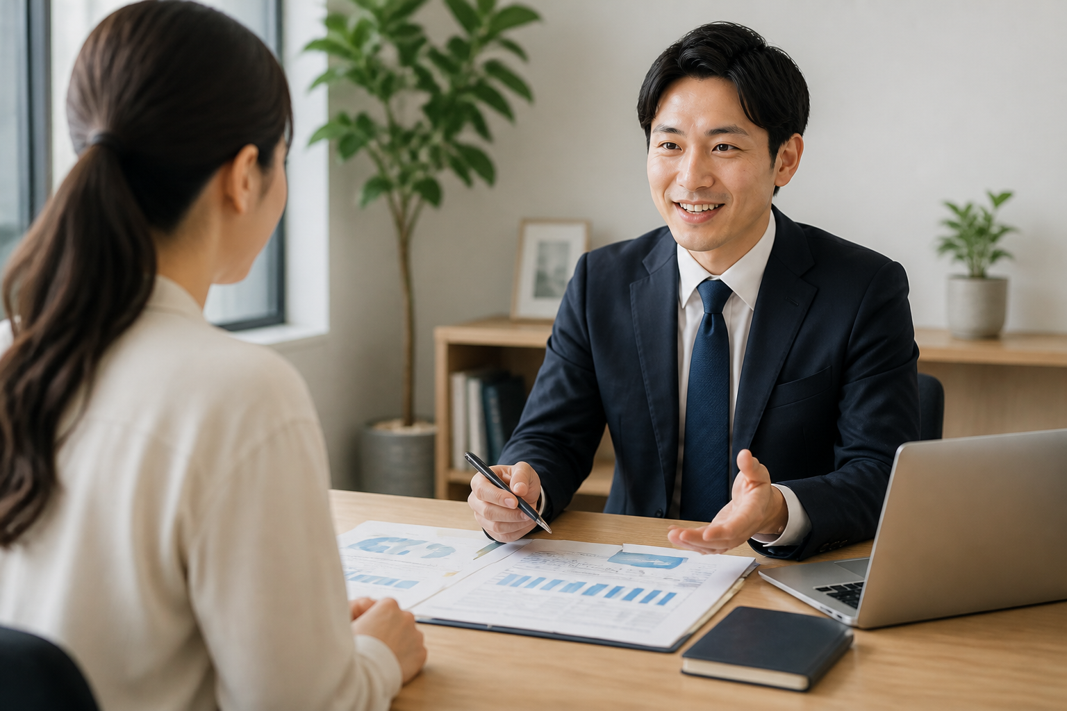 灯税理士事務所の雰囲気を伝えるビジュアル